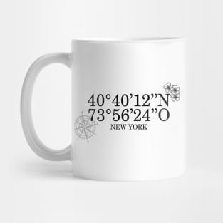 New York Contact Information Mug